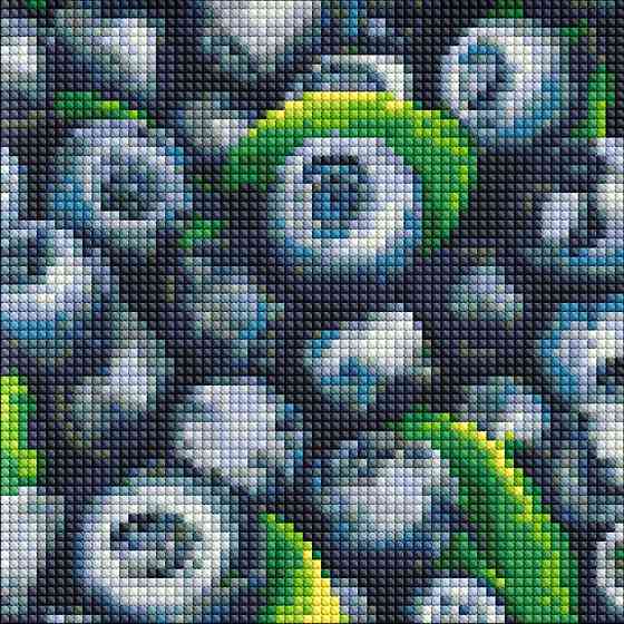 Алмазна мозаїка без підрамника "Соковита лохина" AMC7705 20х20 см Вінниця