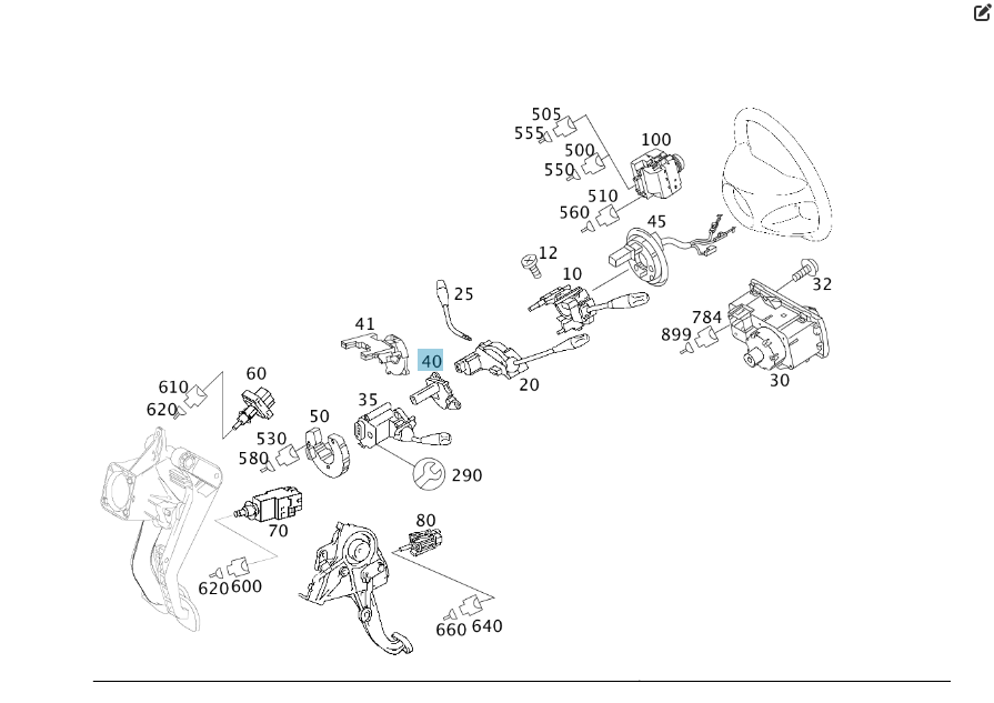 Mercedes-Benz  A0025428018 Датчик кута повороту керма E-class W211 G-class W463 Maybach 57 S W240 E-class S211 Maybach 62 S V240 Одеса - фото 6
