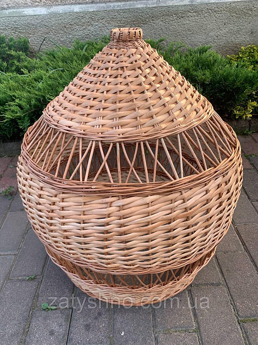 Люстра плетена із лози фігурна Київ - фото 1