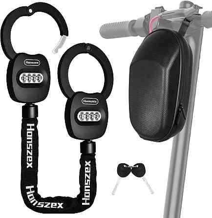 Замок з кодом для скутера, велосипеда з кейсом Honszex Луцьк