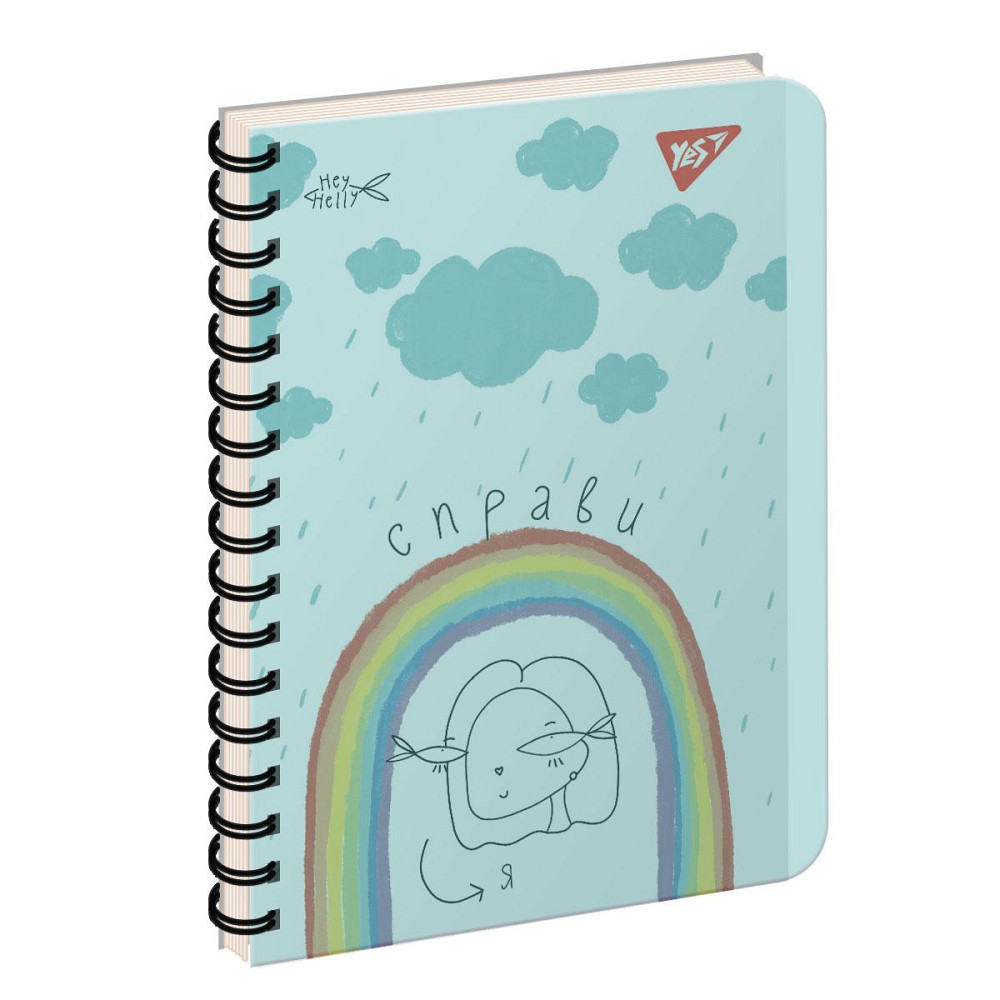 Зошит із роздільниками В6/144 арк. "Yes" пласт. обкл. Hey Helly, 681909, шт Київ - фото 1