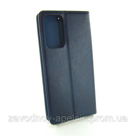 Чехол книжка Xiaomi Redmi Note 11 12 Pro 4G Кожаный (синий) Одесса - изображение 2