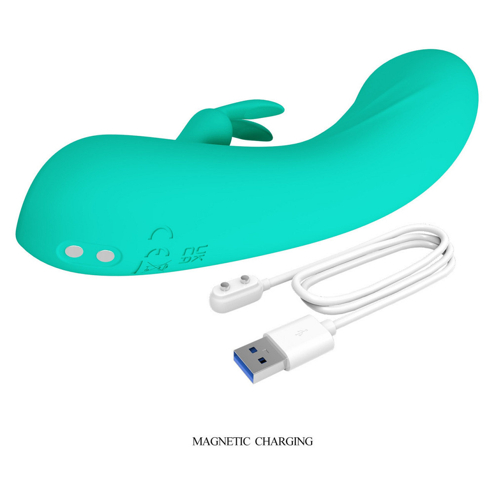 Вибратор-кролик PRETTY LOVE DJ Stick бирюзовый, 12.7 х 2.7 см Sex Aura Киев - изображение 7