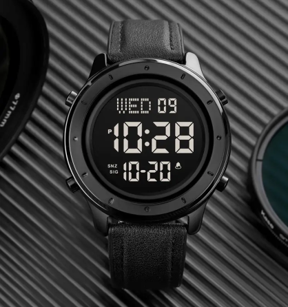 Чоловічий наручний електронний годинник Skmei 1864 (Чорний) Вінниця
