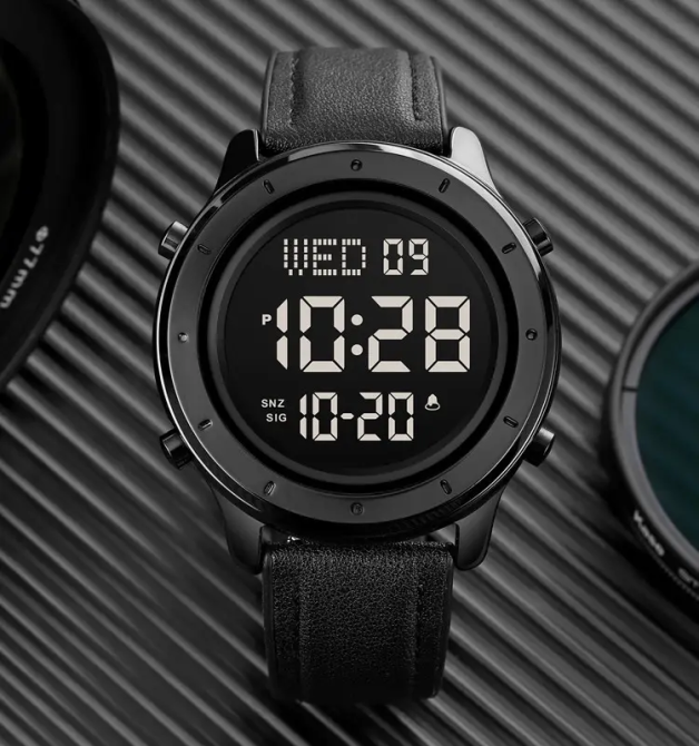 Мужские наручные электронные часы Skmei 1864 (Черные) Винница - изображение 6