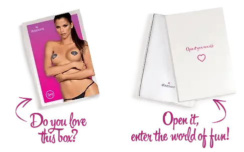 Накладки-серця на соски зі стразами Obsessive A750 nipple covers, чорні Львов - изображение 4
