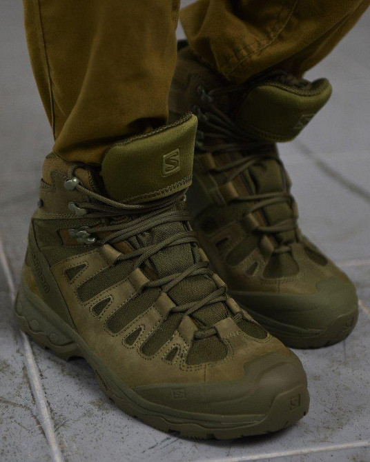 Берці тактичні Salomon Quest 4D GTX Forces 2 оливи ВТ4369 Одеса - фото 17