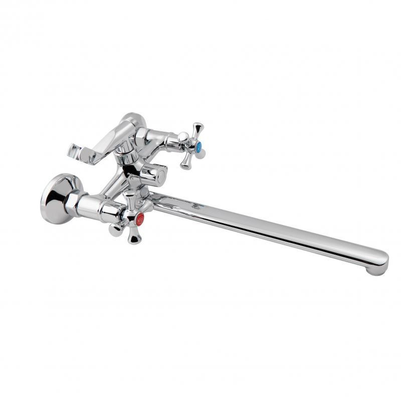 Змішувач для ванни Lidz (CRM) 75 21 140 New з душовим гарнітуром (LIDZCRM302114000) Київ - фото 3