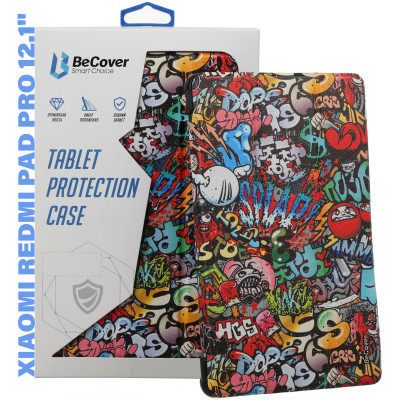 Чехол для планшета BeCover Smart Case Xiaomi Redmi Pad Pro 12.1'' Graffiti (711308) Винница - изображение 1