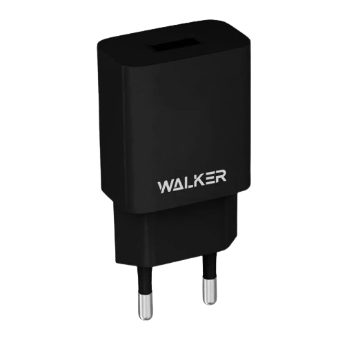 Зарядний пристрій мережевий USB + кабель Type-C 2,1А чорний WALKER WH-26 Житомир - изображение 2