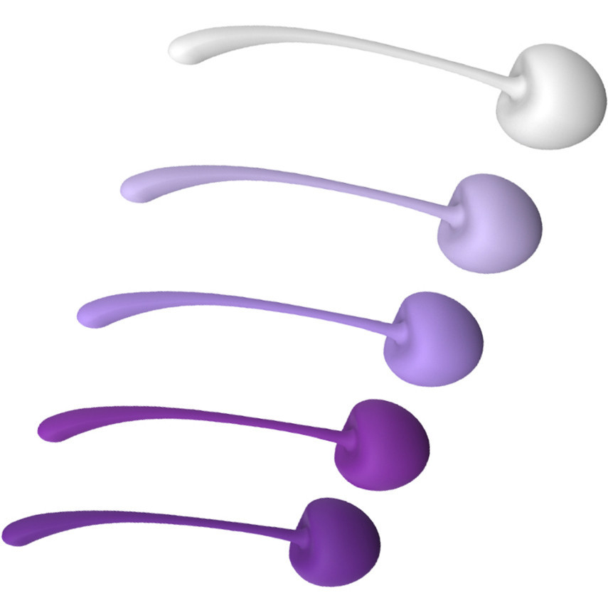 Набір вагінальних кульок Cherries Set вага: 28, 38, 56, 85, 107 Sex Aura Київ - фото 1