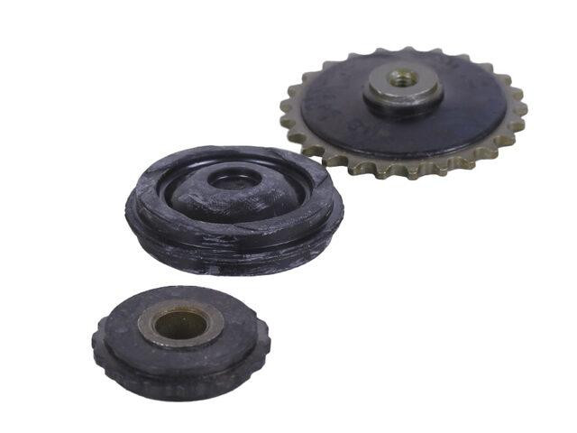 Натягувач ланцюга на мопед Дельта/Альфа, к-т: ролики 3 шт. Мукачево - фото 1