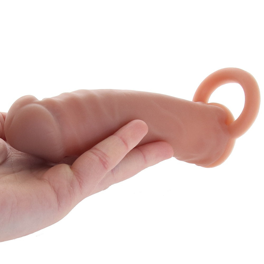 Насадка реалистичная Size-Up удлиняющая пенис, бежевая Sex Aura Киев - изображение 7
