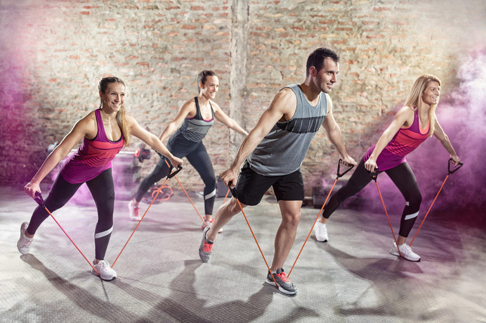 Трубчастий еспандер для фітнесу з ручками U-POWEX Latex resistance tube 30LB Red (13.5кг.) Каменское - изображение 10