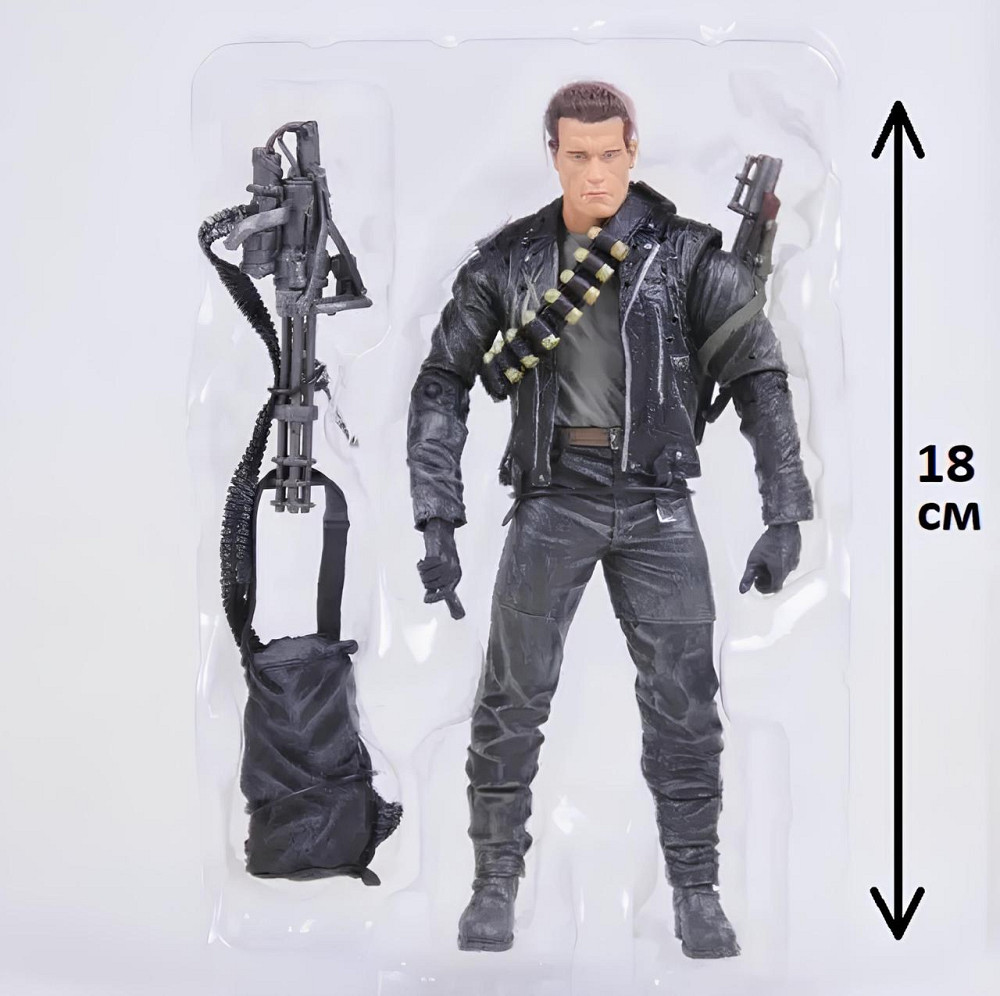 Фігурка Терминатор T-800 RESTEQ — статуетка Арнольда Шварценеггера з фільму "Термінатор" Київ - фото 3