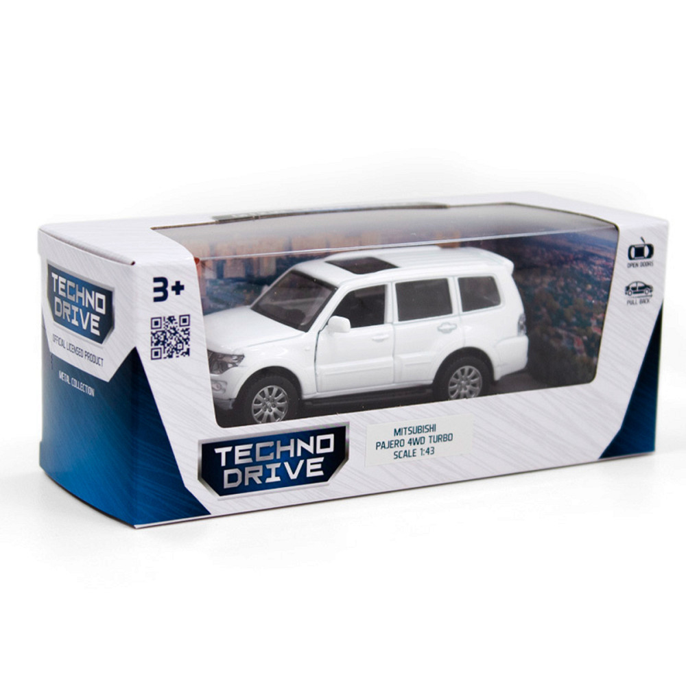 Автомодель - MITSUBISHI PAJERO 4WD TURBO (білий) Дніпро - фото 4