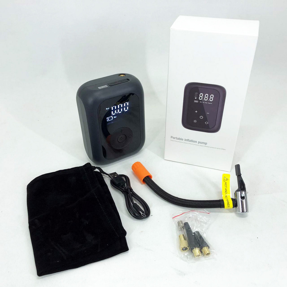 Автомобільний насос 12 вольт CZK-4234, Портативний автомобільний насос Компресорний BQ-97 Львів - фото 15