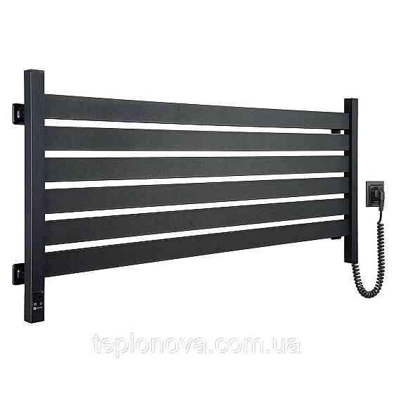 Електрична сушарка для рушників NAVIN Largo 1100х500 Sensor з Wi-Fi, широкий правосторонній, чорний муар Чернівці