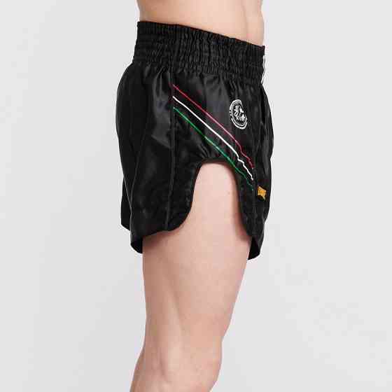 Шорти для тайського боксу Leone Flag Black M Кам'янське