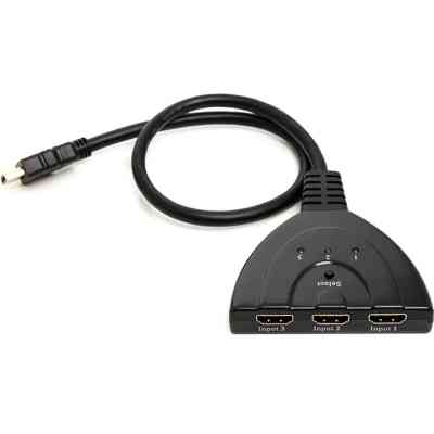 Перехідник HDMI to HDMI 3x1 PowerPlant (CA912070) Вінниця