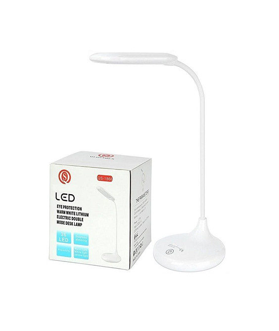 Лампа настольная светодиодная аккумуляторная Led лампа сенсорным управлением и тремя режимами яркости Каменец-Подольский - изображение 4