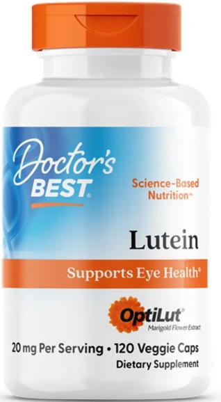 Лютеїн Doctors Best Lutein with OptiLut 20 мг 120 вег капс Київ - фото 1