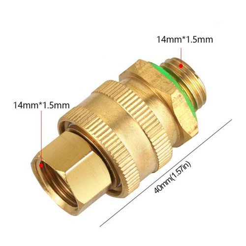 Переходник адаптер М14x1.5 для моек высокого давления, быстросъем, латунь Винница - изображение 3