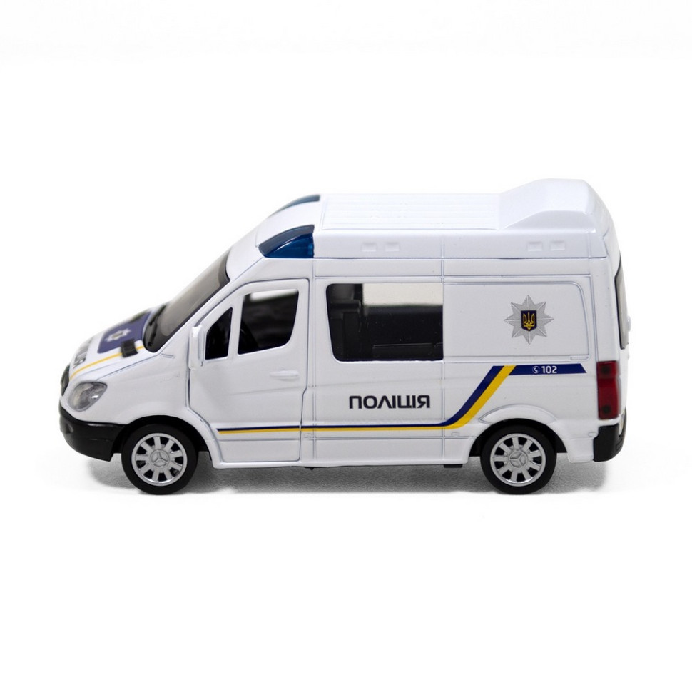 Автомодель детская Полиция Mersedes-Benz Sprinter TechnoDrive 250294 инерционная Винница - изображение 6