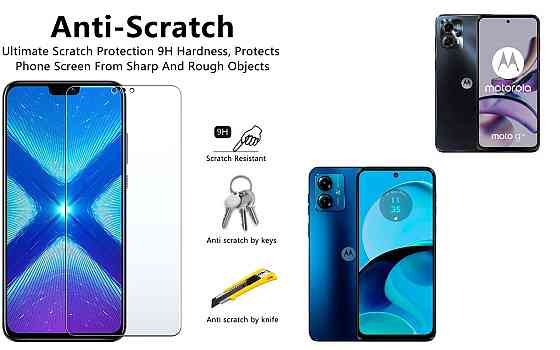 Защитное стекло NeoGlass для Motorola Moto E13, Moto E14 – ультрапрозрачное и устойчивое Киев