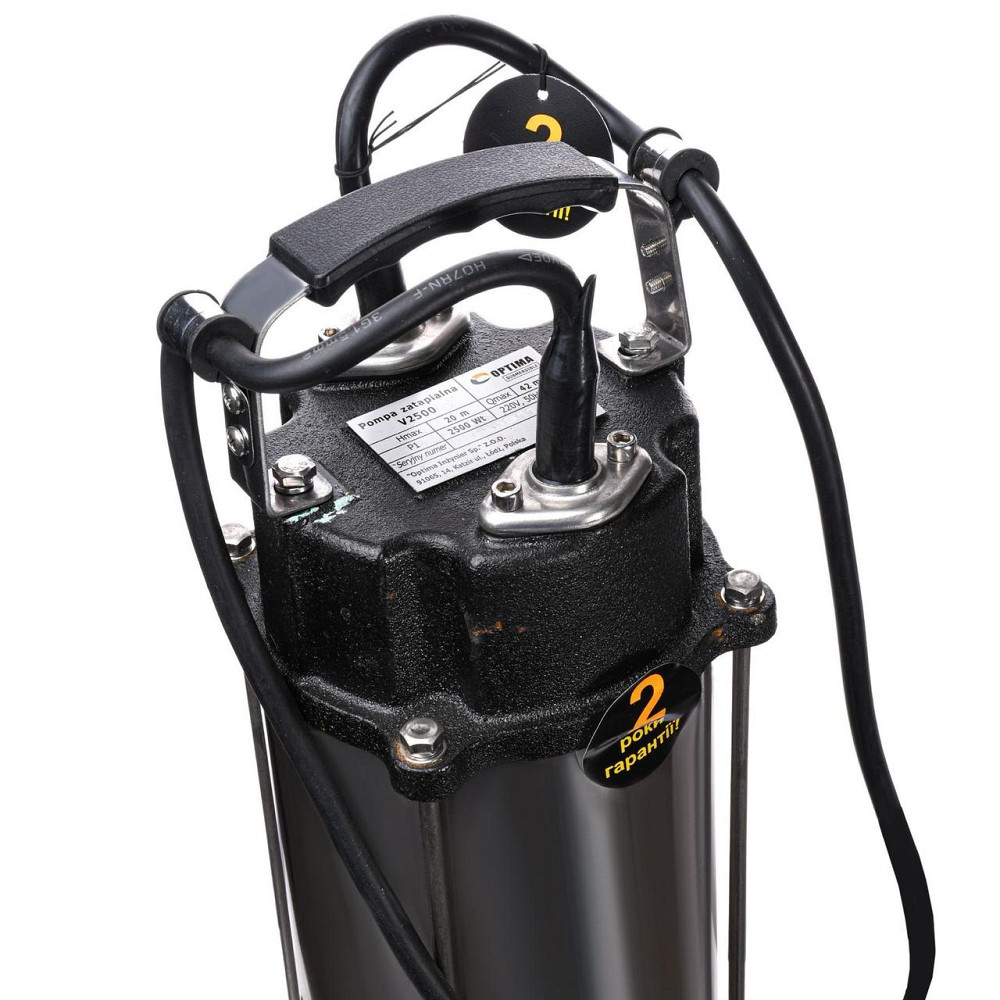 Насос фекальний Optima V2500 2,5кВт (000018985) Київ - фото 4