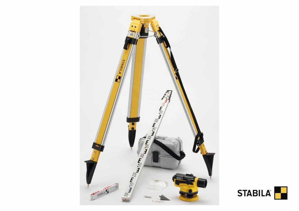 Нівелір оптичний STABILA OLS 26 : (26x, 2 мм/км, штатив, рейка, кейс) IP 54.  захистний кожух. Одеса - фото 2