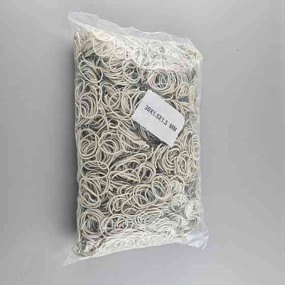 Банковская Резинка  №30 ( белая )*1,5мм  1 кг 
