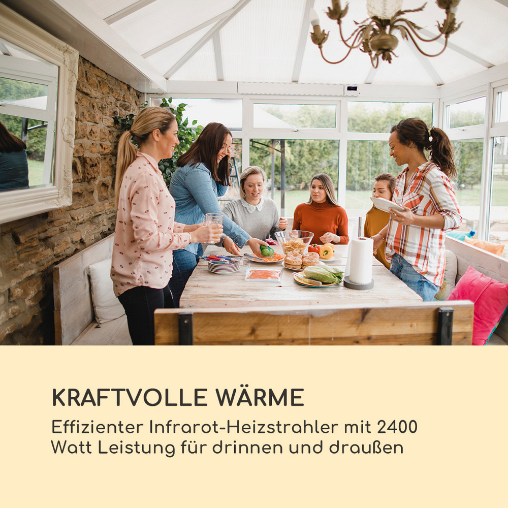 Cosmic Beam Smart 24 Інфрачервоний нагрівач 2400 Вт Керування через застосунок Пульт дистанційного Рівне - фото 3