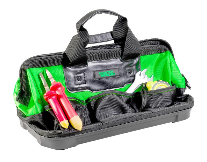 Сумка для інструментів MASTERTOOL 460х250х300 мм 8 кишень пластикове дно 1680 DEN 79-1918 Коломия - фото 10