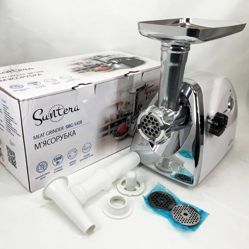 М'ясорубки надійні Suntera SMG-5418W, М'ясорубки з соковижималкою і шинковкою Міні ' KM-30 Івано-Франківськ - фото 8