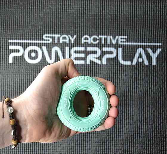 Еспандер кистьовий силіконовий PowerPlay PP-4330 Hand Grip Loops Medium 22.5-27 кг. М'ятній Кам'янське