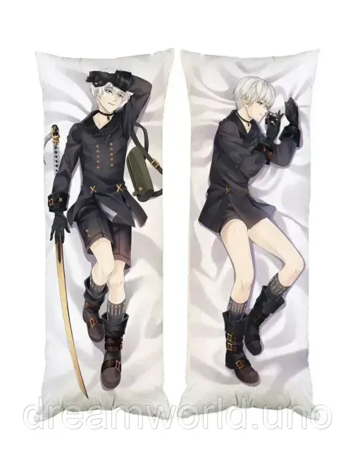 Подушка дакимакура Автомат Фем NieR: Automata декоративная ростовая подушка для обнимания 50х150 Харьков - изображение 1