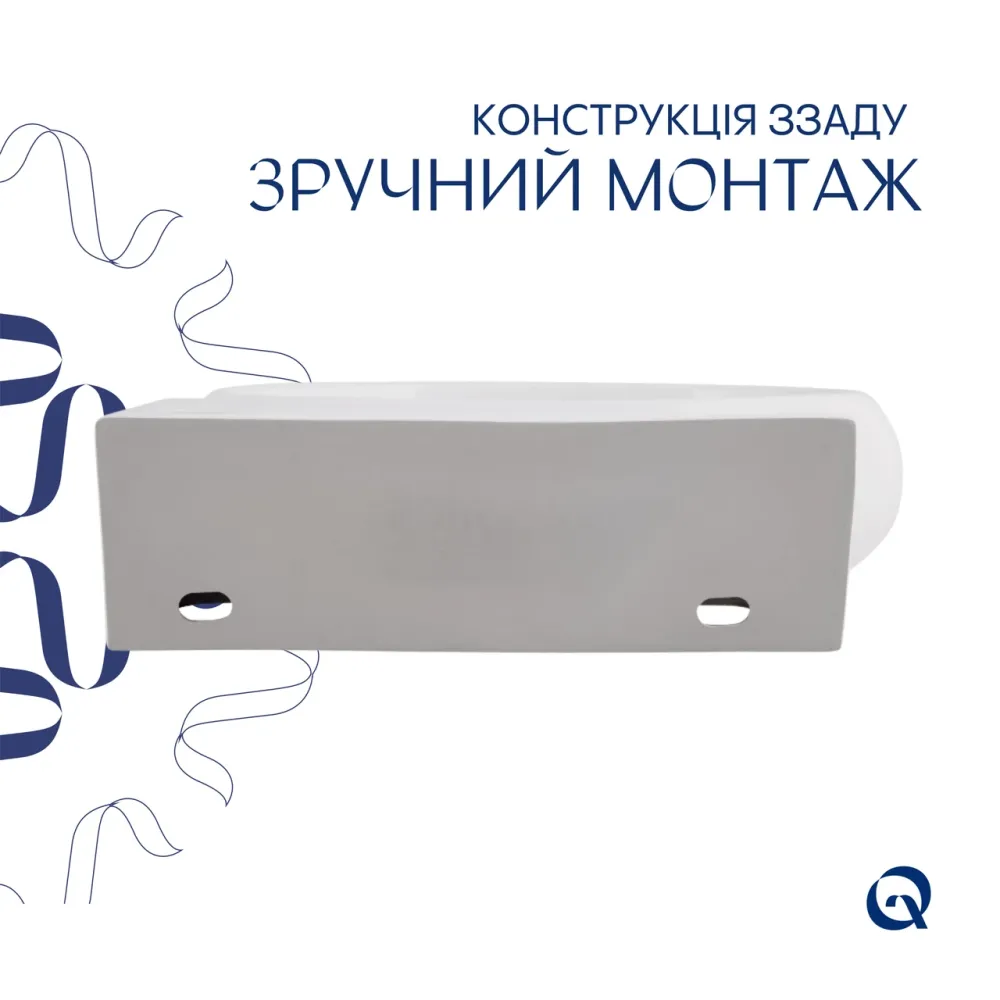 Раковина Qtap Leo 430x285x160 White QT11111008RW Киев - изображение 9