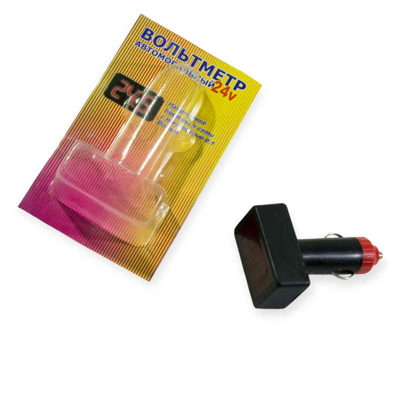 Вольтметр с дисплеем в прикуриватель 24В МАРС Мукачево - изображение 1