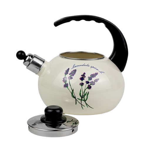 Чайник 2,2л емальований зі свистком 1034 KAMILLE Житомир - изображение 4