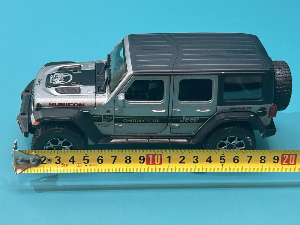 Машина Автосвіт Jeep vlanger інерційна відчиняються двері капот багажник 21см Сіра (AP-1979) Чернігів - фото 6