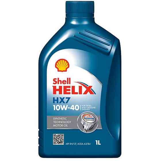 Shell Helix HX7 10W-40, 1л – Напівсинтетична моторна олива для бензинових і дизельних двигунів (2000–2025) Ковель