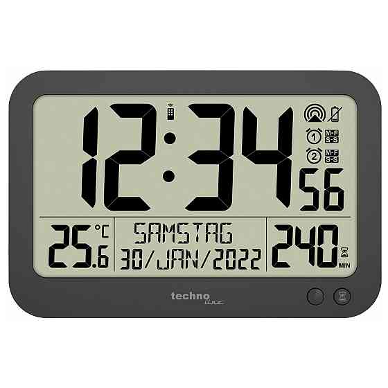 Годинник настінний Technoline WS8026 Black (WS8026) Київ