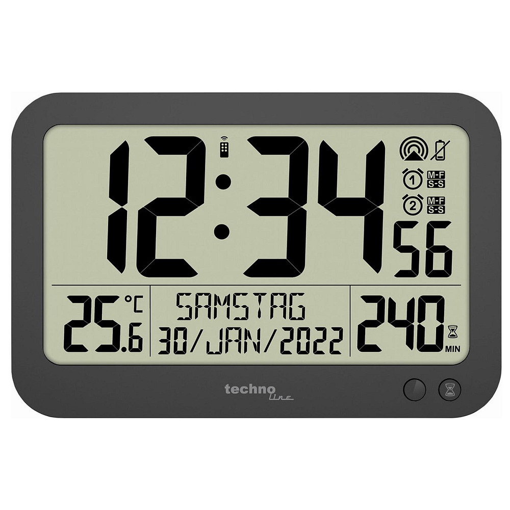 Годинник настінний Technoline WS8026 Black (WS8026) Київ - фото 3