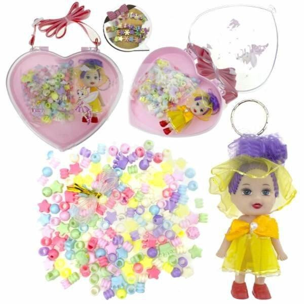 Набор бусинок для украшений и кукла-брелок Сумочка Киев - изображение 1