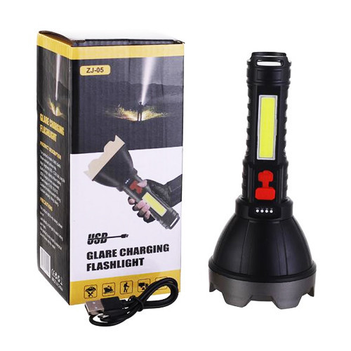 Ручний ліхтар ZJ-05-OSL, COB, ЗУ micro USB Дніпро - фото 1