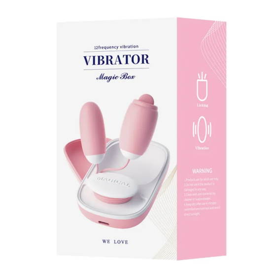 Набір вібраторів "Magic box", 10 режимів вібрації, колір рожевий Sex Aura Київ