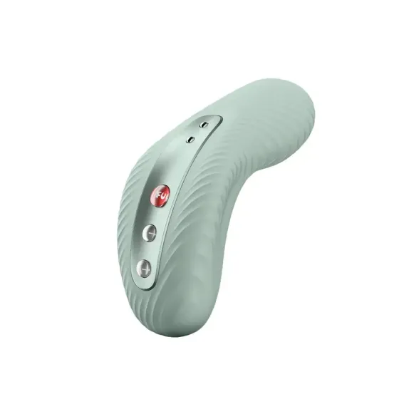 Накладний вібратор Fun Factory LAYA III sage green, ефект постукування пальцем Львів