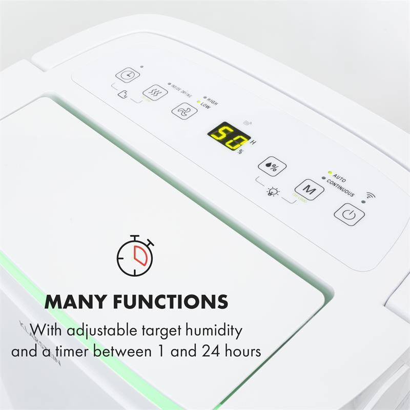 Осушувач DryFy Connect 50 WiFi компресійний 50 л/д 45-55 м2 білий 50 л/24 год (Німеччина, читати опис) Рівне - фото 5