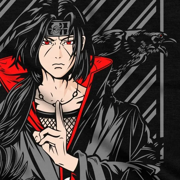 Футболка для подростка мальчика с принтом Наруто Ітачі 2 Размер 160 Anime10120 Днепр - изображение 4